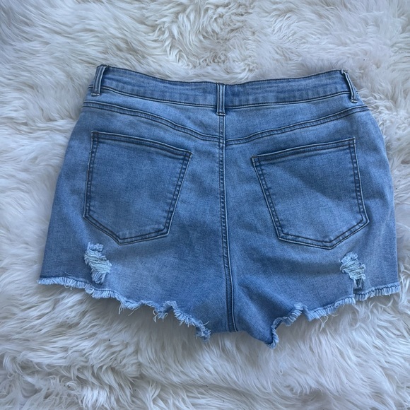 Denim stretch shorts - Picture 2 of 4